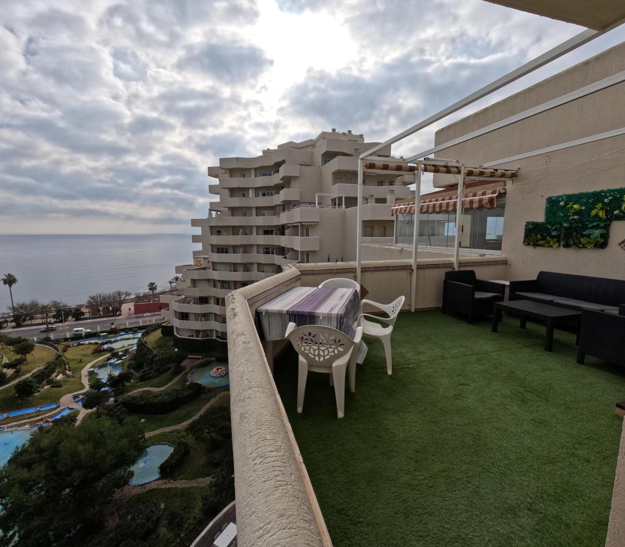Benalbeach. Espectacular Terraza, Vistas Al Mar. Benalmádena Zewnętrze zdjęcie